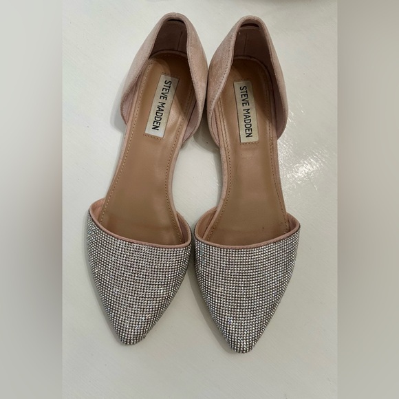 Steve Madden Rhinestone Flats - Picture 1 of 5